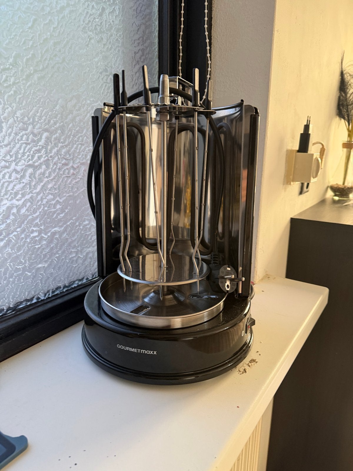 Gourmetmaxx Elektrische Döner/Gyros Grill, Ophalen of Verzenden, Zo goed als nieuw