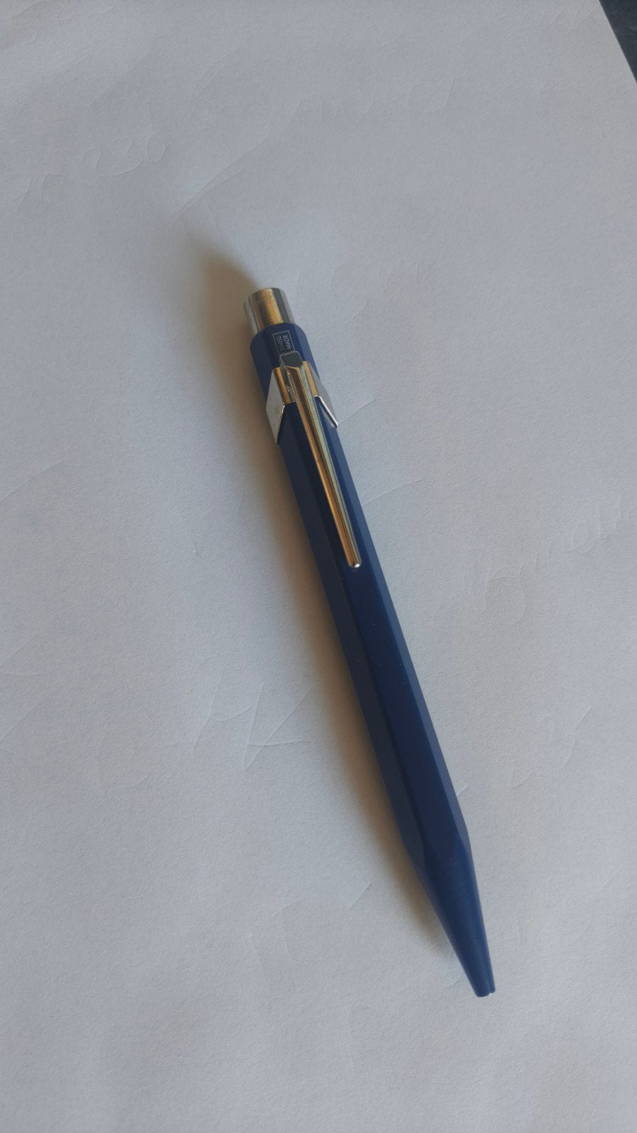 Caran d'Ache 849 Blauwe Rollerball Pen, Verzenden, Zo goed als nieuw, Overige typen, Overige merken