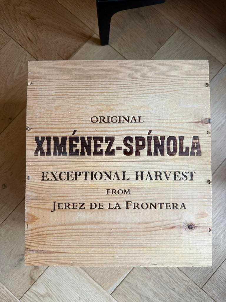 Wijnkistje Ximénez-Spínola - Decoratie (zonder inhoud), Ophalen, Zo goed als nieuw