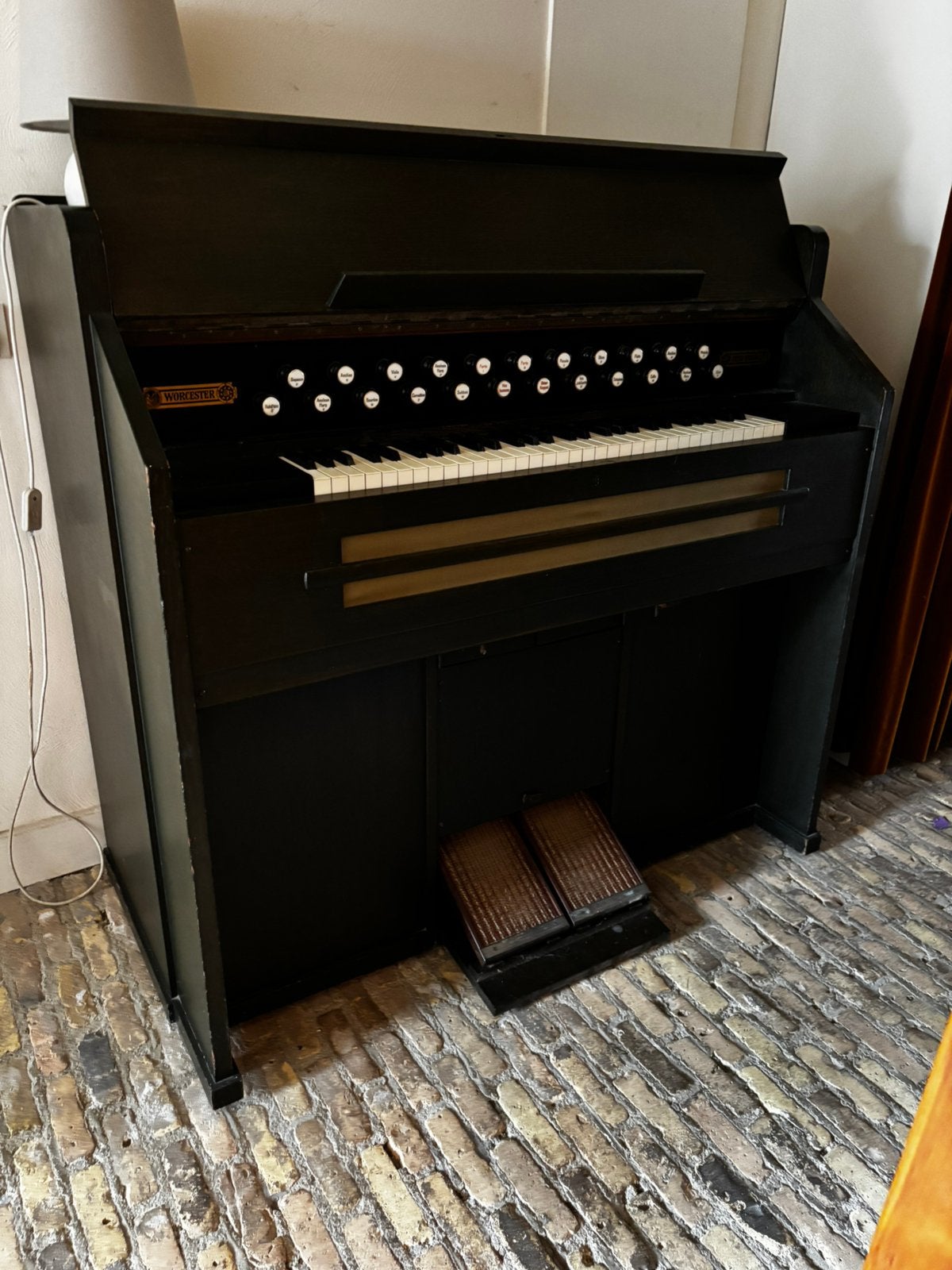 Antiek gereviseerd Worcester Harmonium, Muziek en Instrumenten, Ophalen, Zo goed als nieuw, 1 klavier, Harmonium