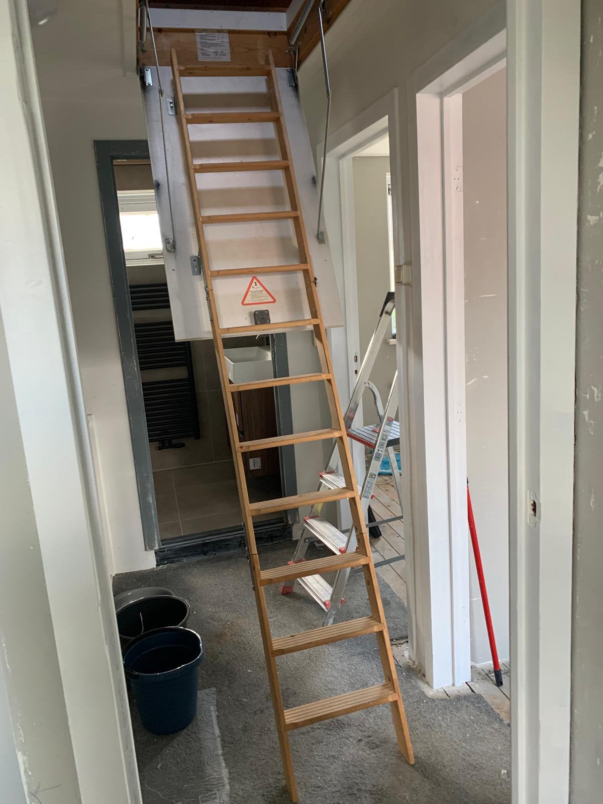 Vlizo trap novoferm, Ophalen, Zo goed als nieuw, Ladder, Opvouwbaar of Inschuifbaar