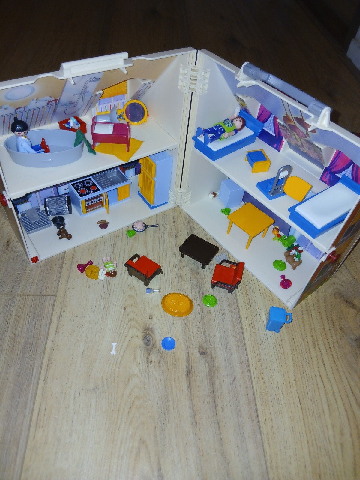 Playmobil Meeneemhuis 5167 met accessoires, Gebruikt, Gebouw, Complete set, Ophalen of Verzenden