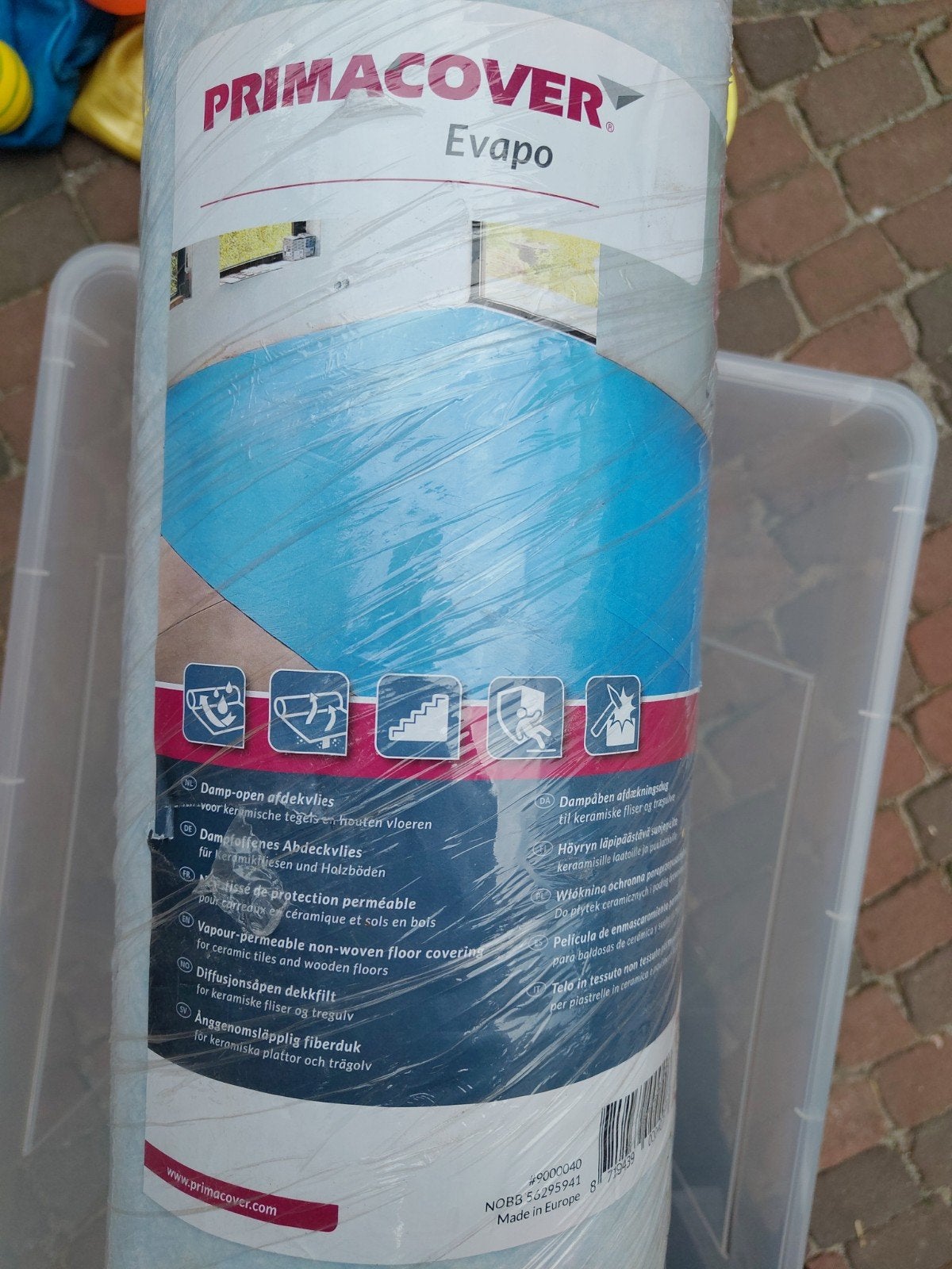 PrimaCover Evapo damp-open afdekvlies 1x25m, Ophalen