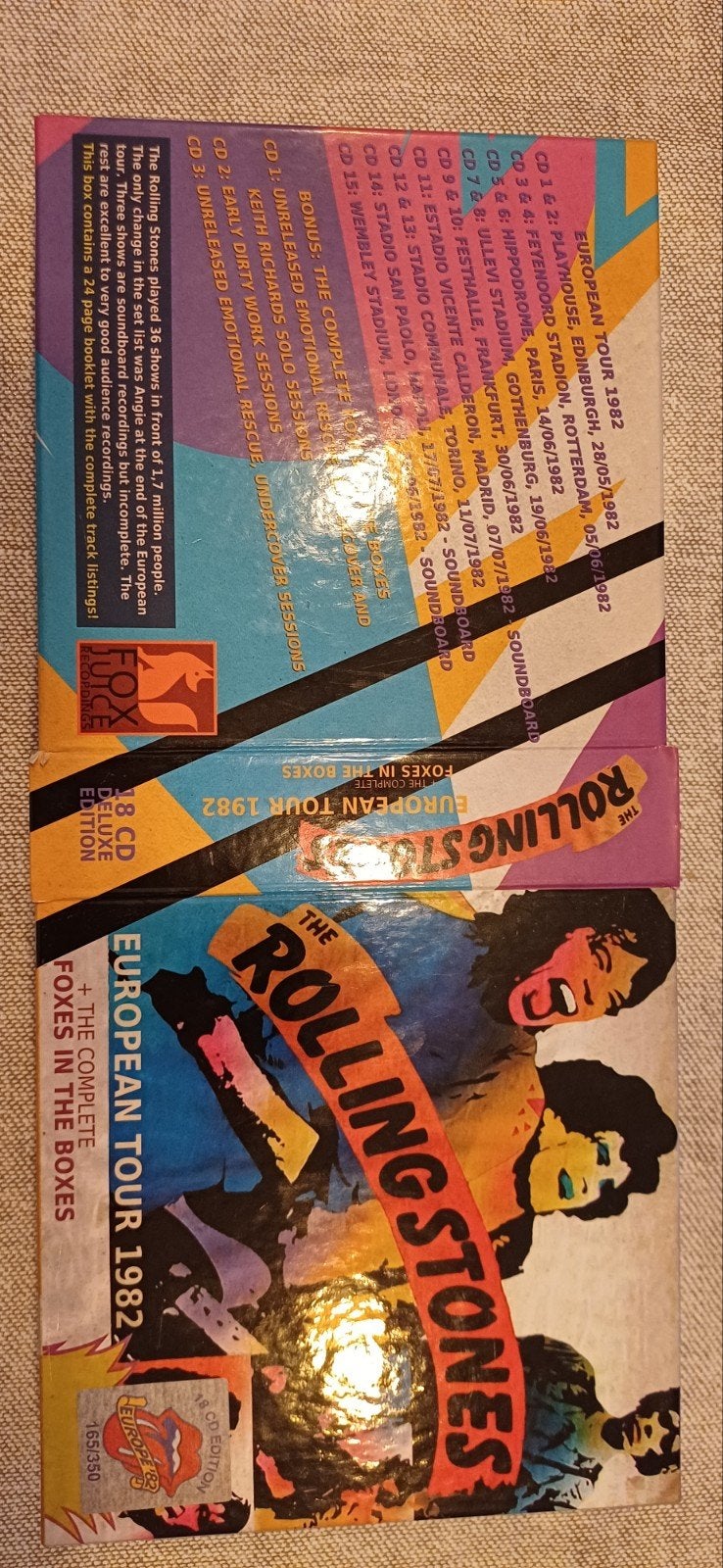 The Rolling Stones - European Tour 1982 (Deluxe Edition), Rock, Boxset, Verzenden, Inclusief doosje