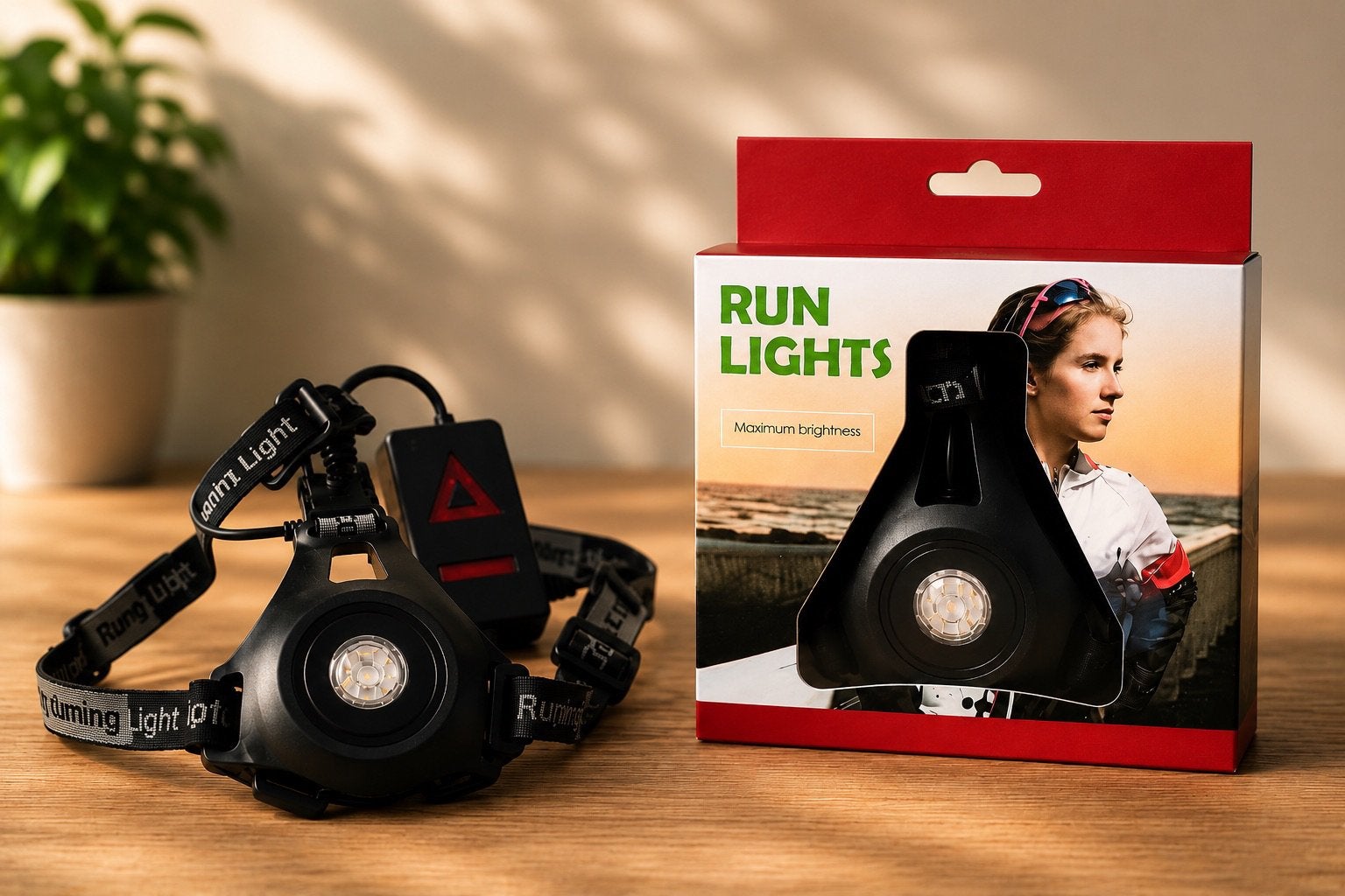 Hardloop licht / run light nieuw, Ophalen of Verzenden, Zo goed als nieuw, Batterij