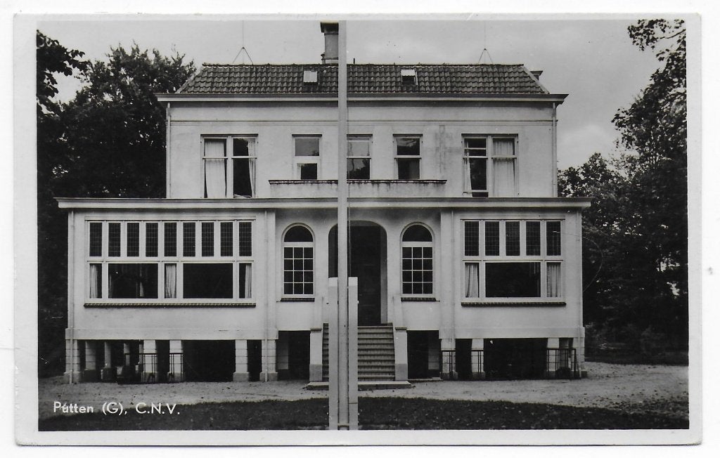 Putten C,N;V Ansichtkaart Uit 1954 (B7272), Ophalen of Verzenden, 1940 tot 1960, Gelopen, Gelderland