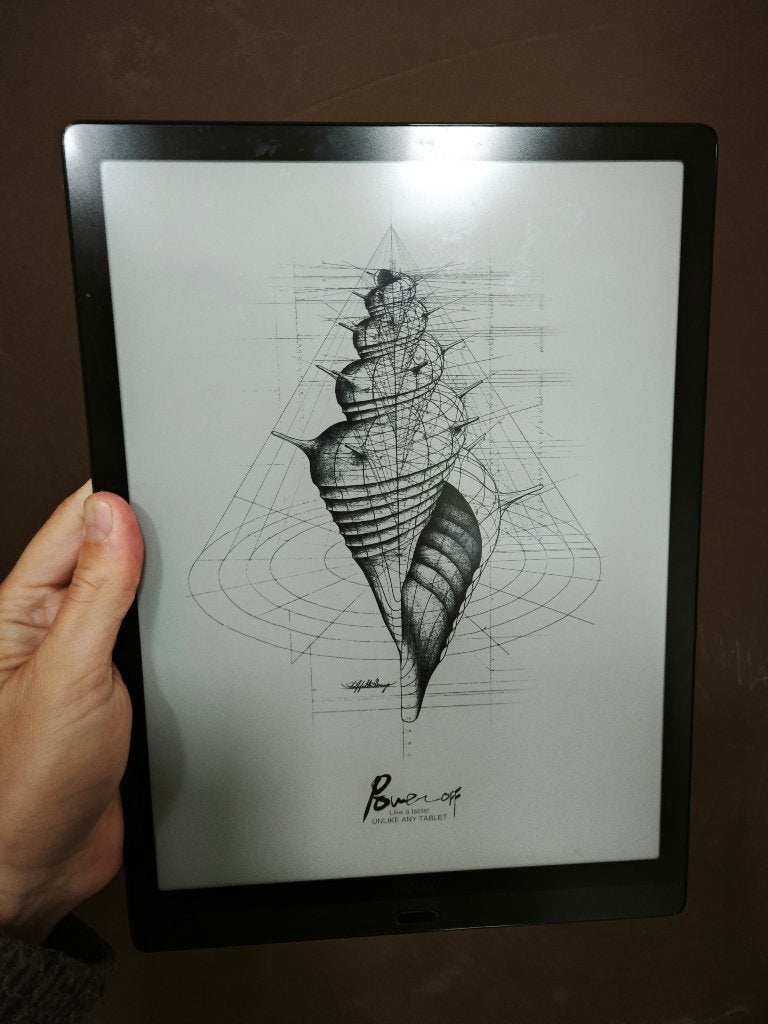 Boox Max Lumi A4-tablet (Android, e-ink) voor bladmuziek oid, Computers en Software, E-readers, Gebruikt, Ophalen of Verzenden