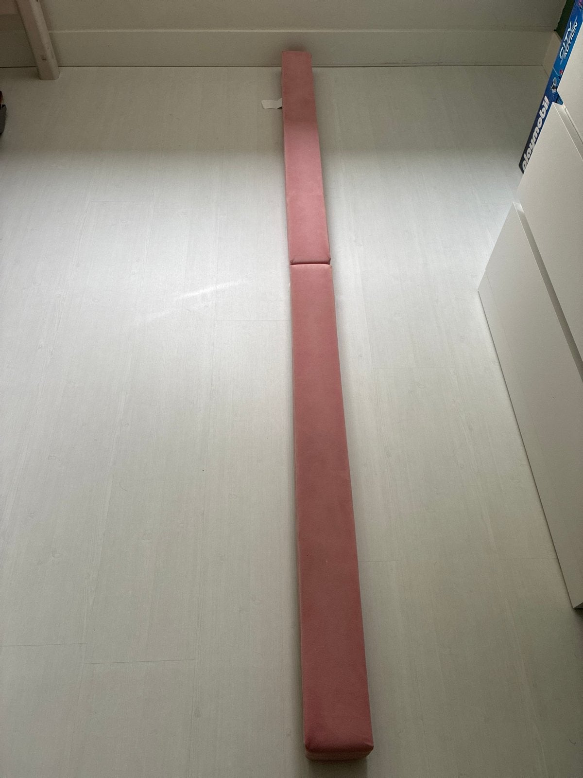 Roze opvouwbare gymnastiekbalk van HOMCOM, Ophalen, Gebruikt