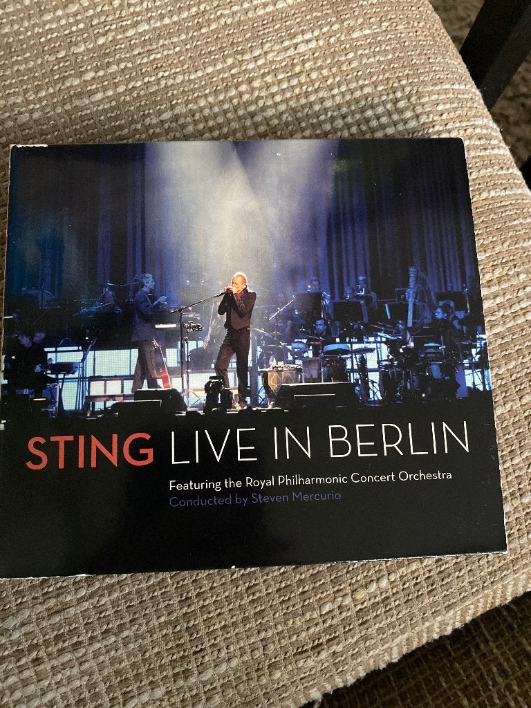 Sting - Live Berlin CD & DVD (Royal Philharmonic Orchestra), Pop, Zo goed als nieuw, Live-album, Inclusief DVD