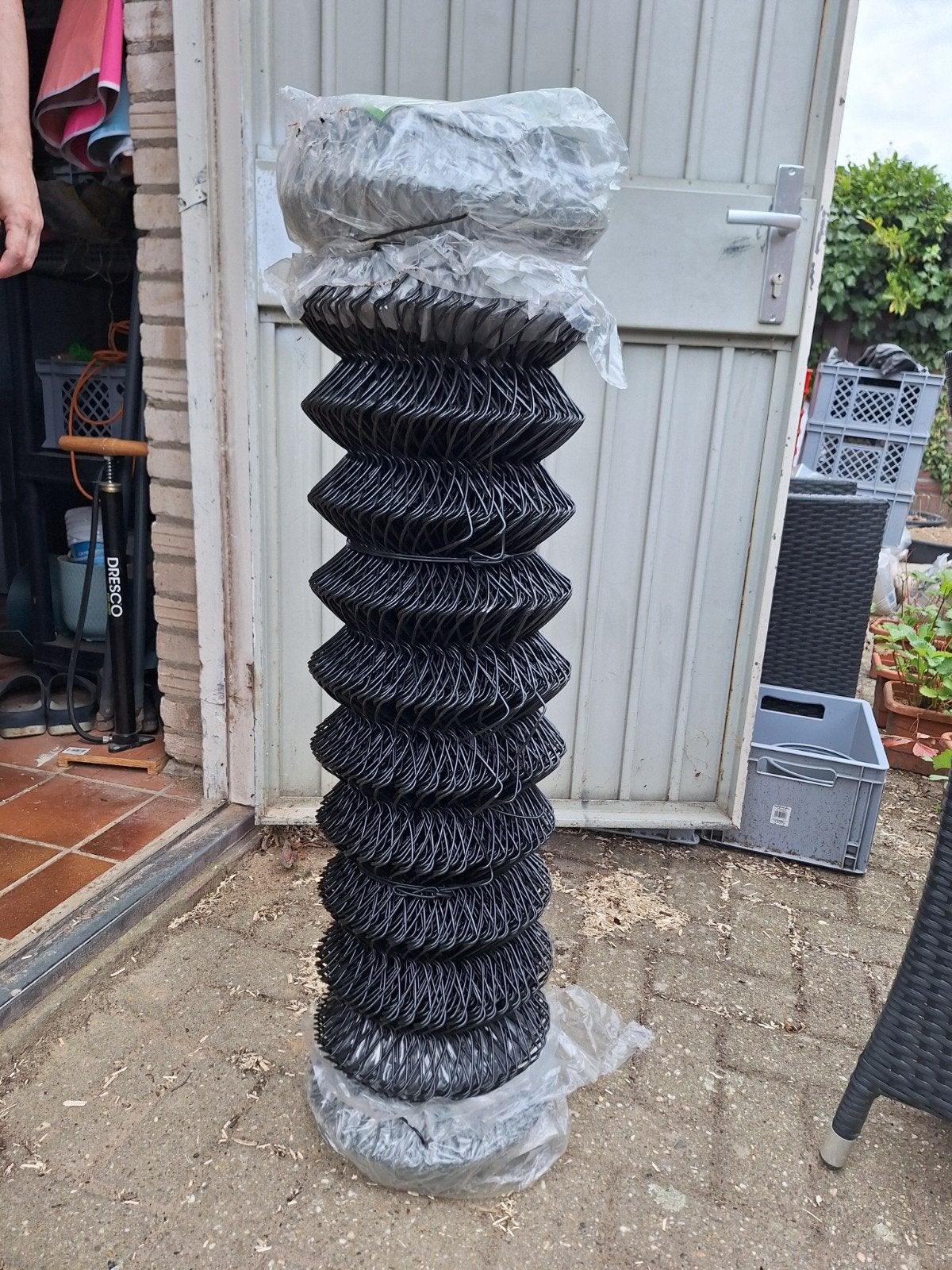 Harmonicagaas 25m x 100cm zwart - Bel Garden, Tuin en Terras, Gaas en Draad, Ophalen, Nieuw, 20 meter of meer, Gaas
