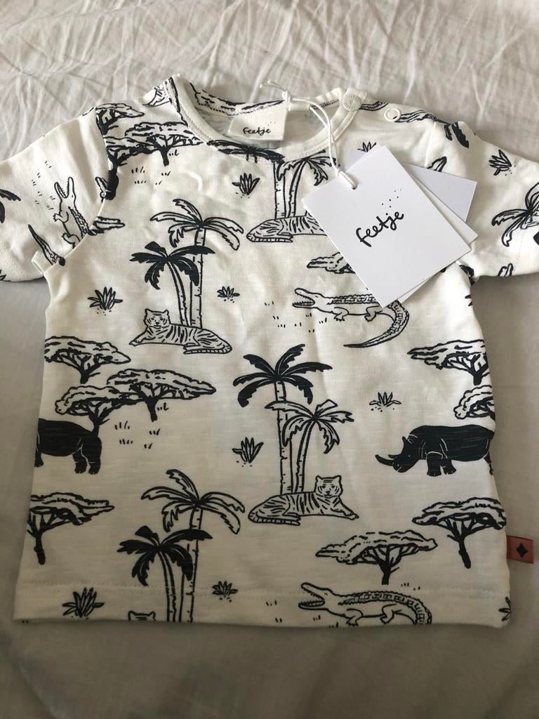 Feetje Shirt met Safari Print - Nieuw - maat 62, Ophalen of Verzenden, Nieuw, Jongetje, Shirtje of Longsleeve