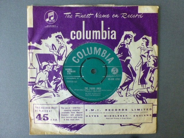 Cliff Richard.  The young ones. / We say yeah., Ophalen of Verzenden, Gebruikt, 7 inch, Pop