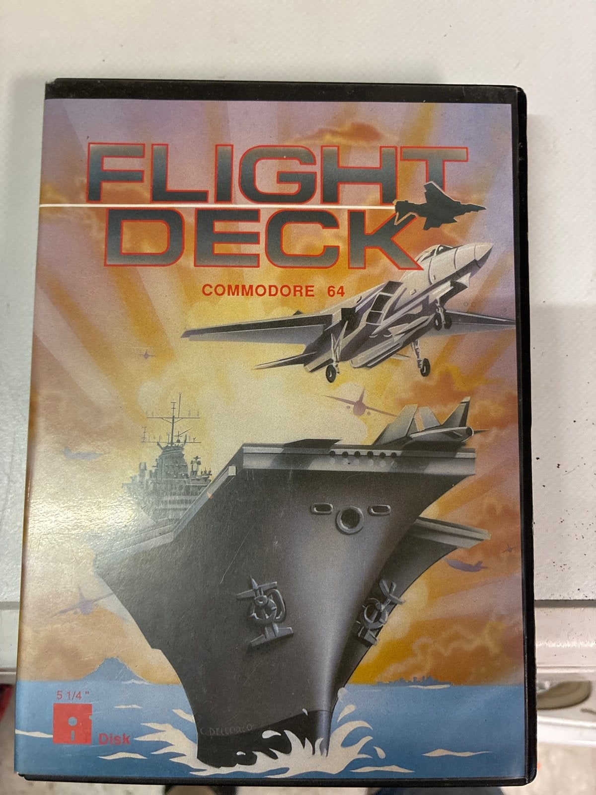 Flight Deck Commodore 64 - Vliegsimulator, Spelcomputers en Games, Gebruikt, 1 speler, Ophalen of Verzenden, Vanaf 7 jaar
