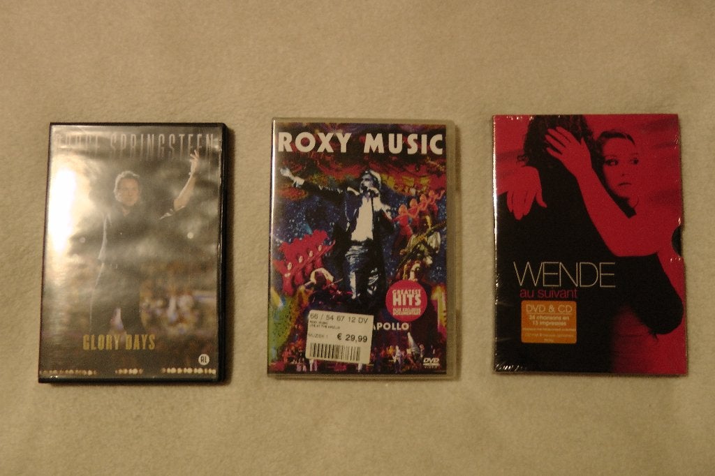 Muziek DVD's van Bruce Springsteen, Roxy Music en Wende, Alle leeftijden, Ophalen of Verzenden, Concert, Speciale editie