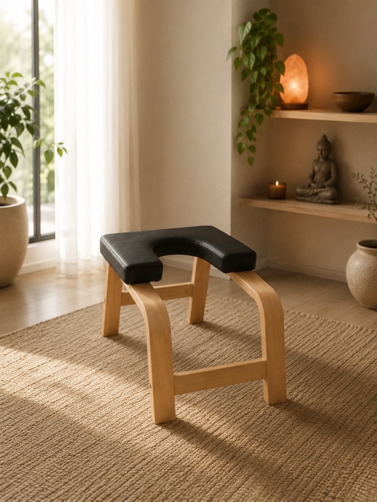 FeetUp hoofdstandbankje – in mooie staat, Sport en Fitness, Ophalen, Zo goed als nieuw, Yoga-accessoire