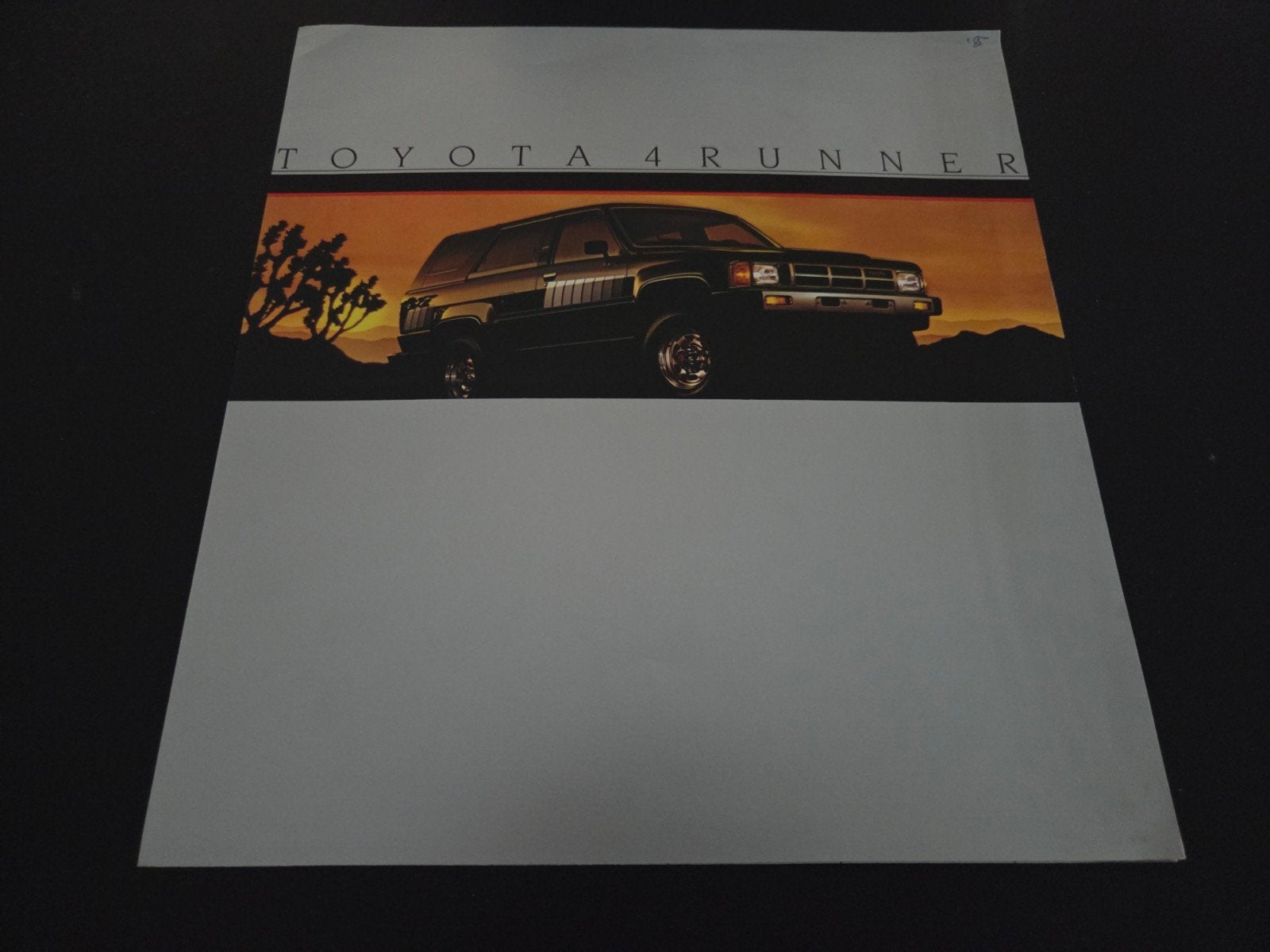 Brochure Toyota 4Runner 1984 USA, Ophalen of Verzenden, Zo goed als nieuw, Toyota