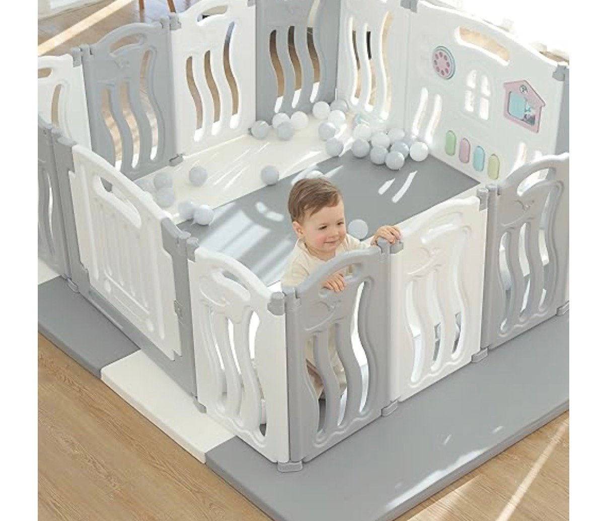 Opvouwbare babybox grondbox 155x150x61 cm, Ophalen, Zo goed als nieuw