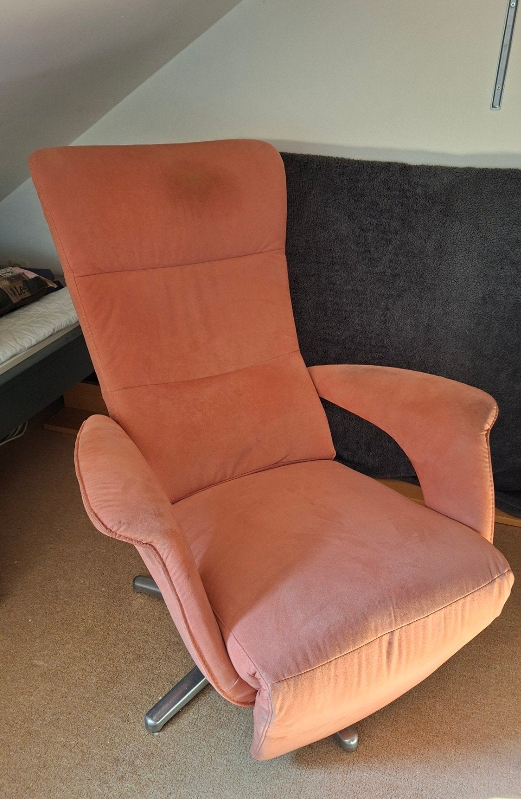 Comfortabele prominent relaxfauteuil met draaivoet, l, Gebruikt, Modern, Comfort, 75 tot 100 cm, Ophalen of Verzenden