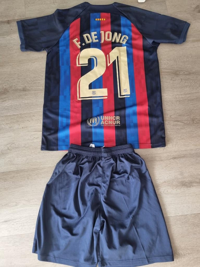 FC Barcelona tenue F. de Jong 21 maat M, Maat M, Ophalen of Verzenden, Zo goed als nieuw, Shirt