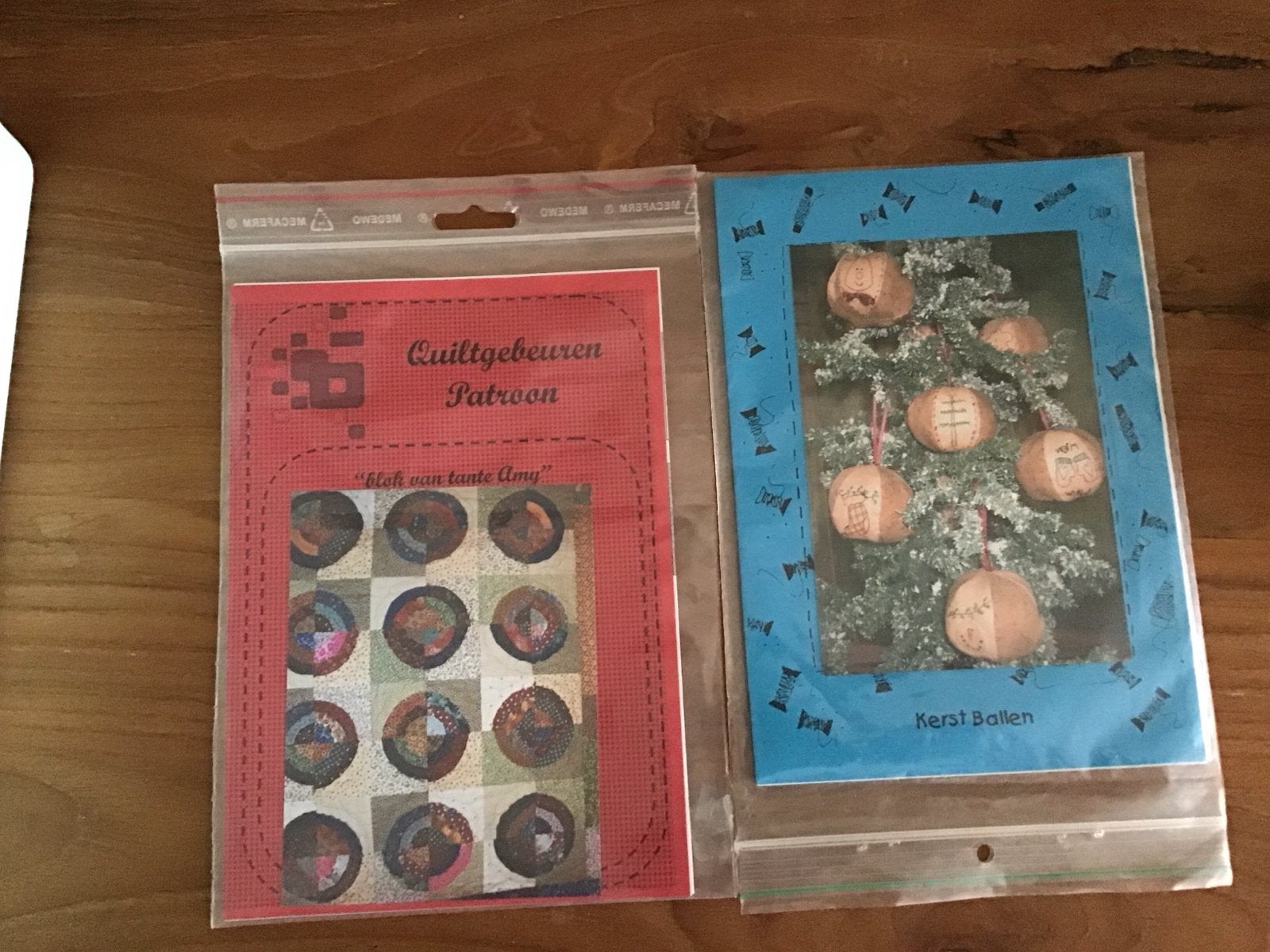 Quiltpatronen en Kerstballen Knutselset, Ophalen, Nieuw, Meerkleurig, Papier of Karton