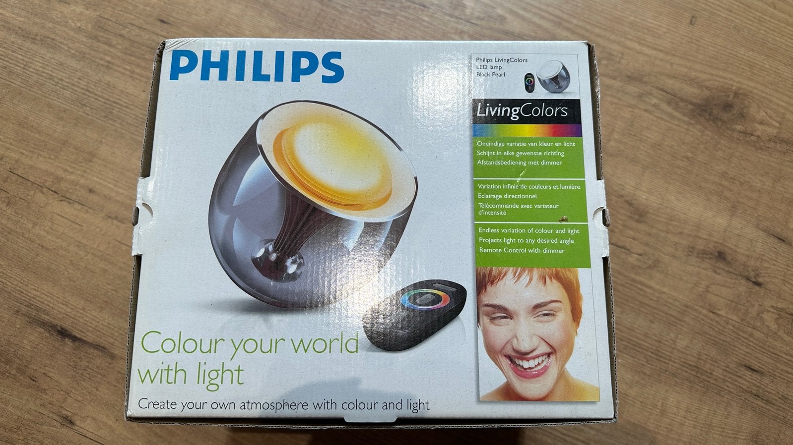 2x Philips LivingColors LED lamp Black Pearl, Ophalen, LED verlichting, Meerkleurig, Sfeerlamp