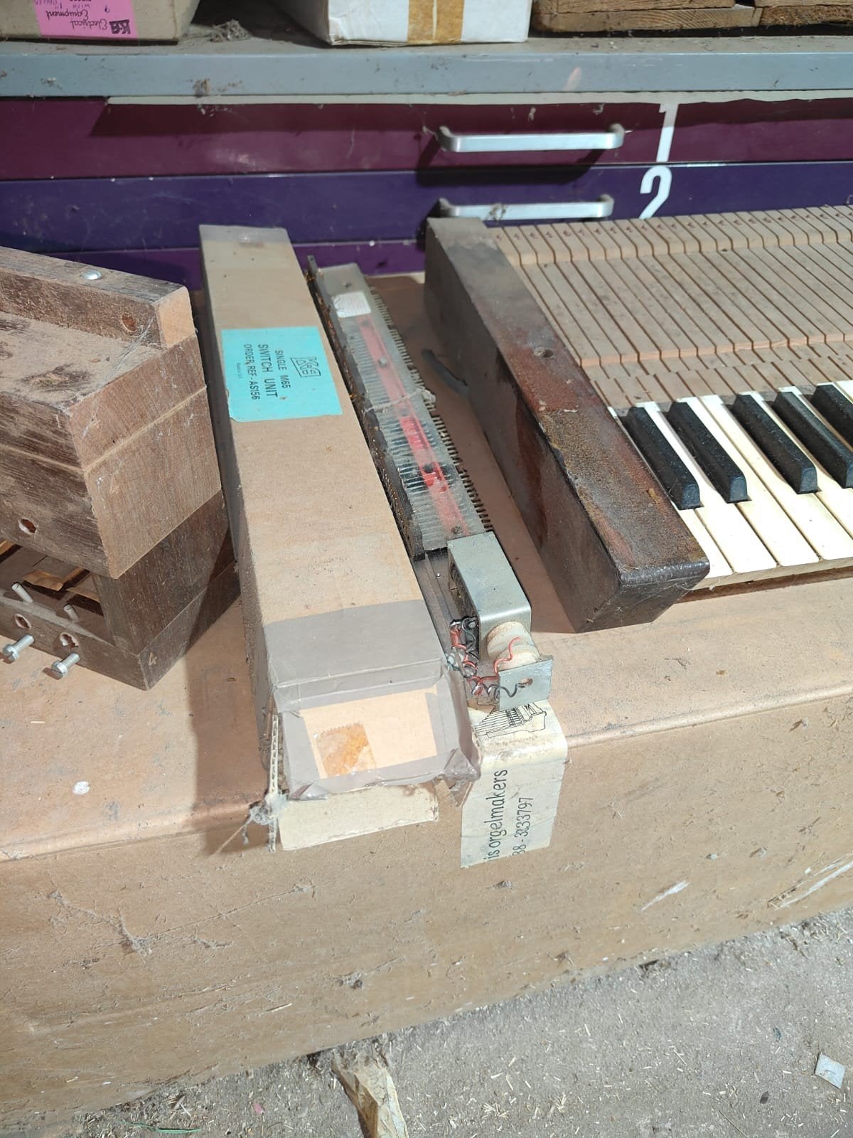 Orgel onderdelen, Ophalen of Verzenden