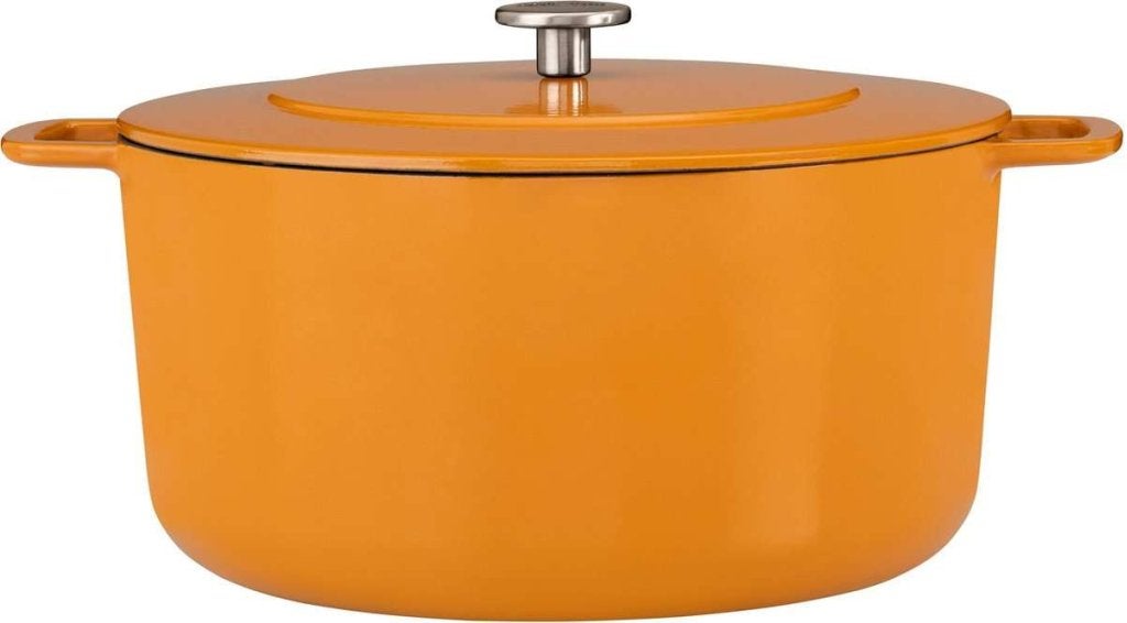 Combekk Sous-chef Dutch Oven / Braadpan 32cm oranje, Huis en Inrichting, Keuken | Potten en Pannen, Info@mystore.nl, Gietijzer