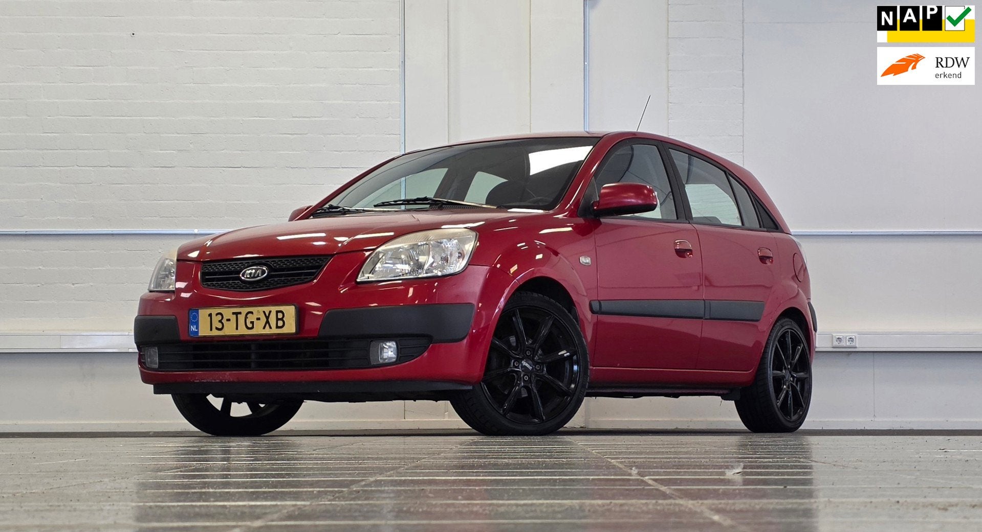 Kia Rio 1.6i 16V CVVT X-treme Trekhaak Nieuwe APK Garantie, Voorwielaandrijving, Gebruikt, 4 cilinders, 1054 kg