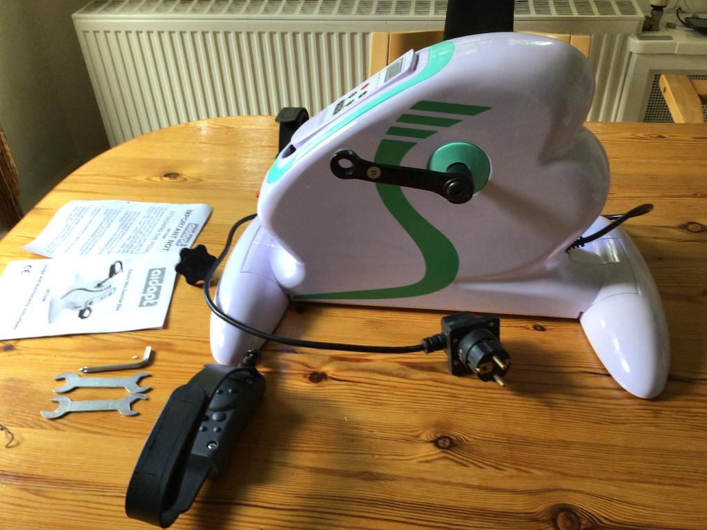 Electric mini exercise bike, Sport en Fitness, Fitnessapparatuur, Ophalen, Overige materialen, Zo goed als nieuw, Airbike