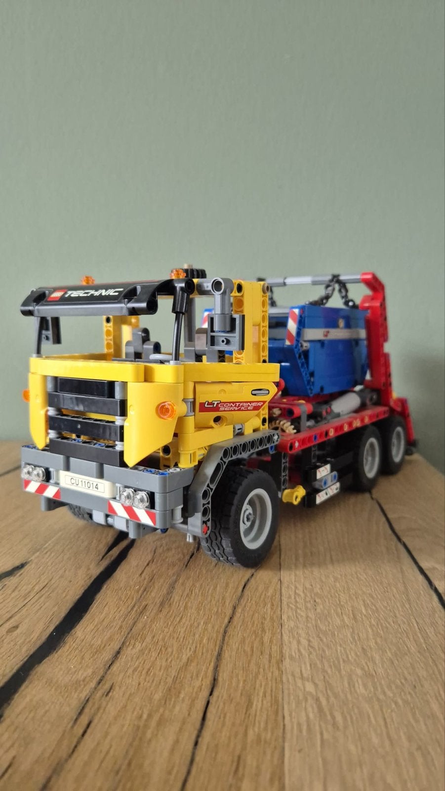 LEGO Technic Vrachtwagen met container 42024, Ophalen of Verzenden, Gebruikt, Overige merken