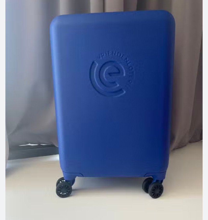Blauwe koffer met wieltjes - VriendenLoterij, Ophalen of Verzenden