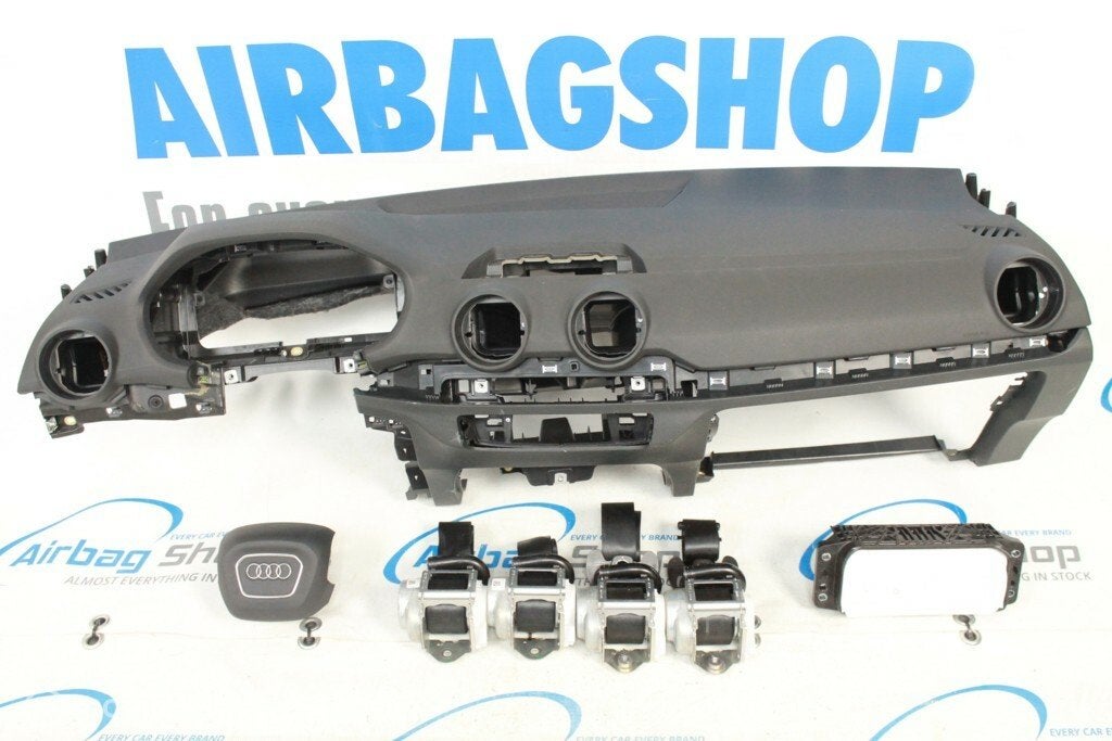 Airbag set - Dashboard 4 spaak HUD Audi Q2 (2017-heden), Gebruikt, Ophalen of Verzenden