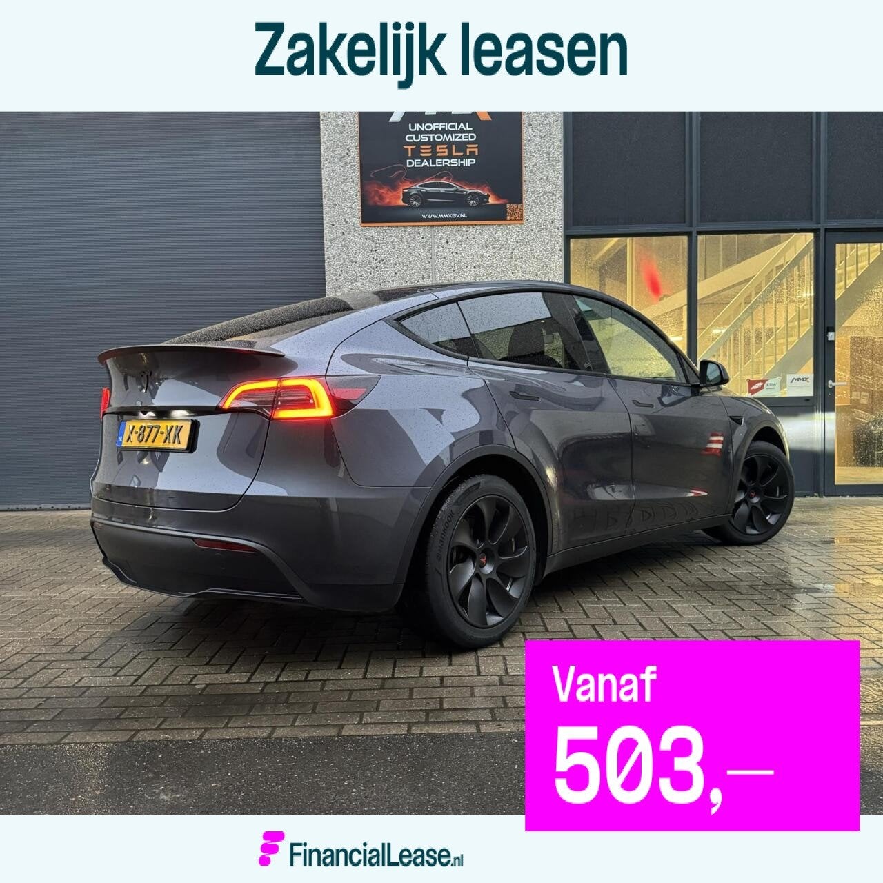 Tesla Model Y + MMX PACK + IAP, Automaat, Adaptive Cruise Control, Achterwielaandrijving, Gebruikt