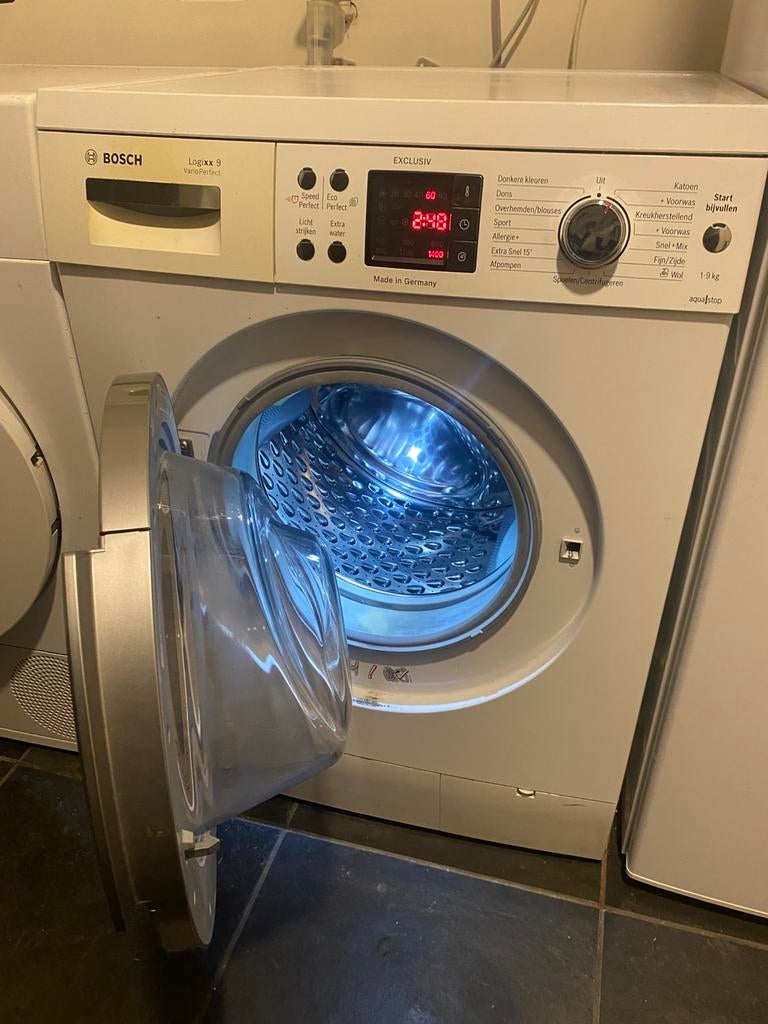 Bosch wasmachine WAS28495NL 1400 9kg, Ophalen, Overige typen, 8 tot 10 kg, Voorlader