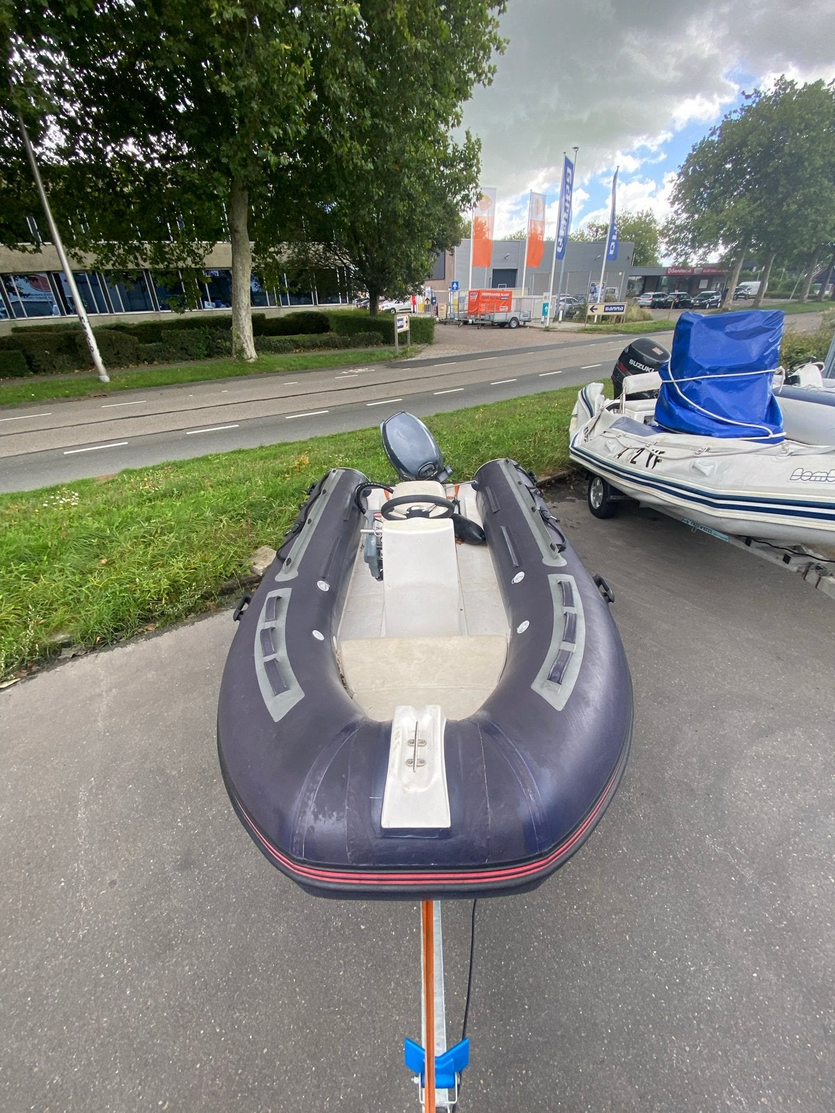 Leuke RIB boot met 15 pk Yamaha buitenboordmotor, Ophalen, Gebruikt, Motor en Techniek, Motorboot