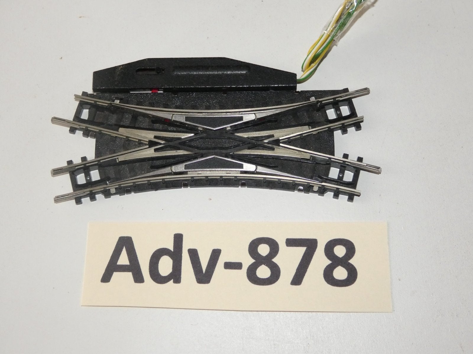 Adv-878 N Spoor Elektrischedubbelekruiswissel 14968Minitrix, Gebruikt, Gelijkstroom, Trix, Rails