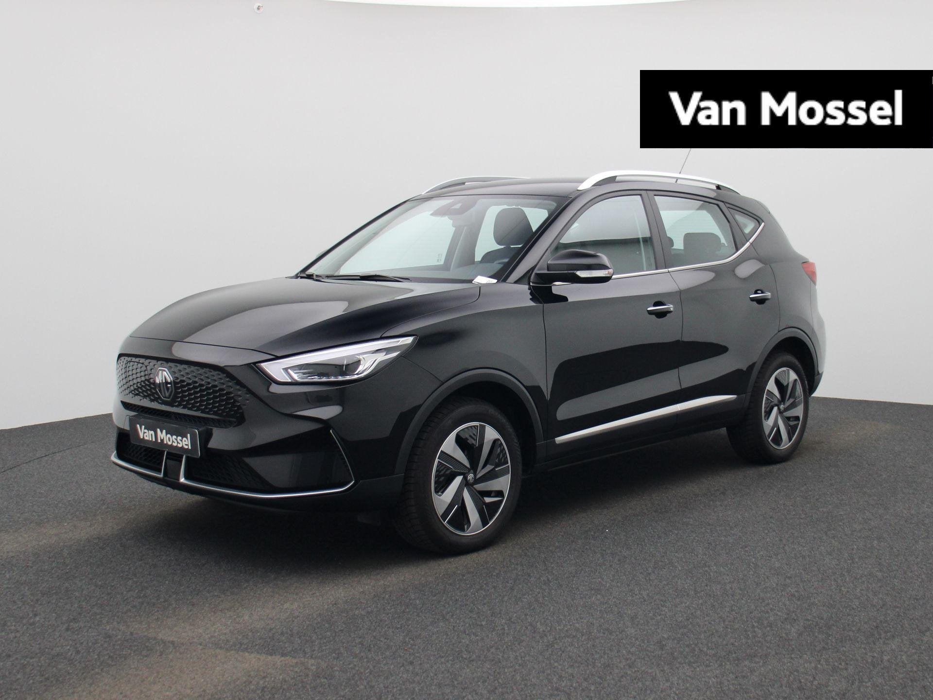 MG ZS EV Standard Range 50kWh Comfort | Navi | Camera | CarP, Auto's, 12 maanden, Stof, ZS, Zwart