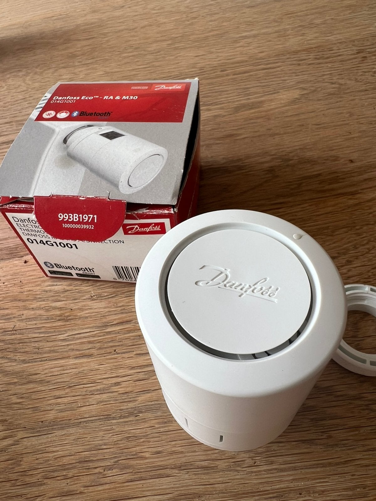Danfoss Eco Bluetooth slimme radiatorthermostaat, Doe-het-zelf en Verbouw, Thermostaten, Ophalen of Verzenden, Zo goed als nieuw