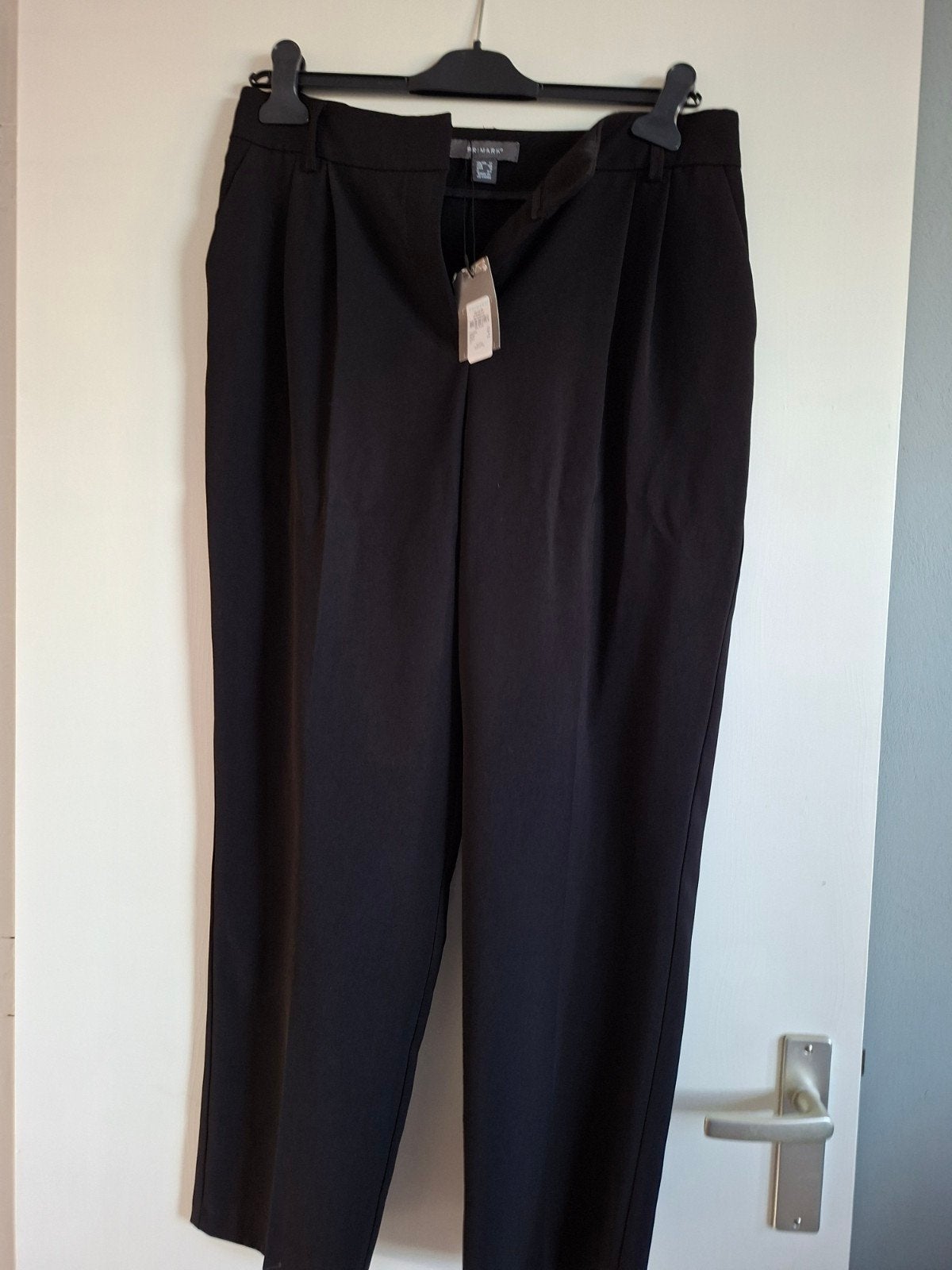 Primark zwarte pantalon, maat 40  (L), nieuw met kaartje, Maat 38/40 (M), Primark, Zwart, Nieuw