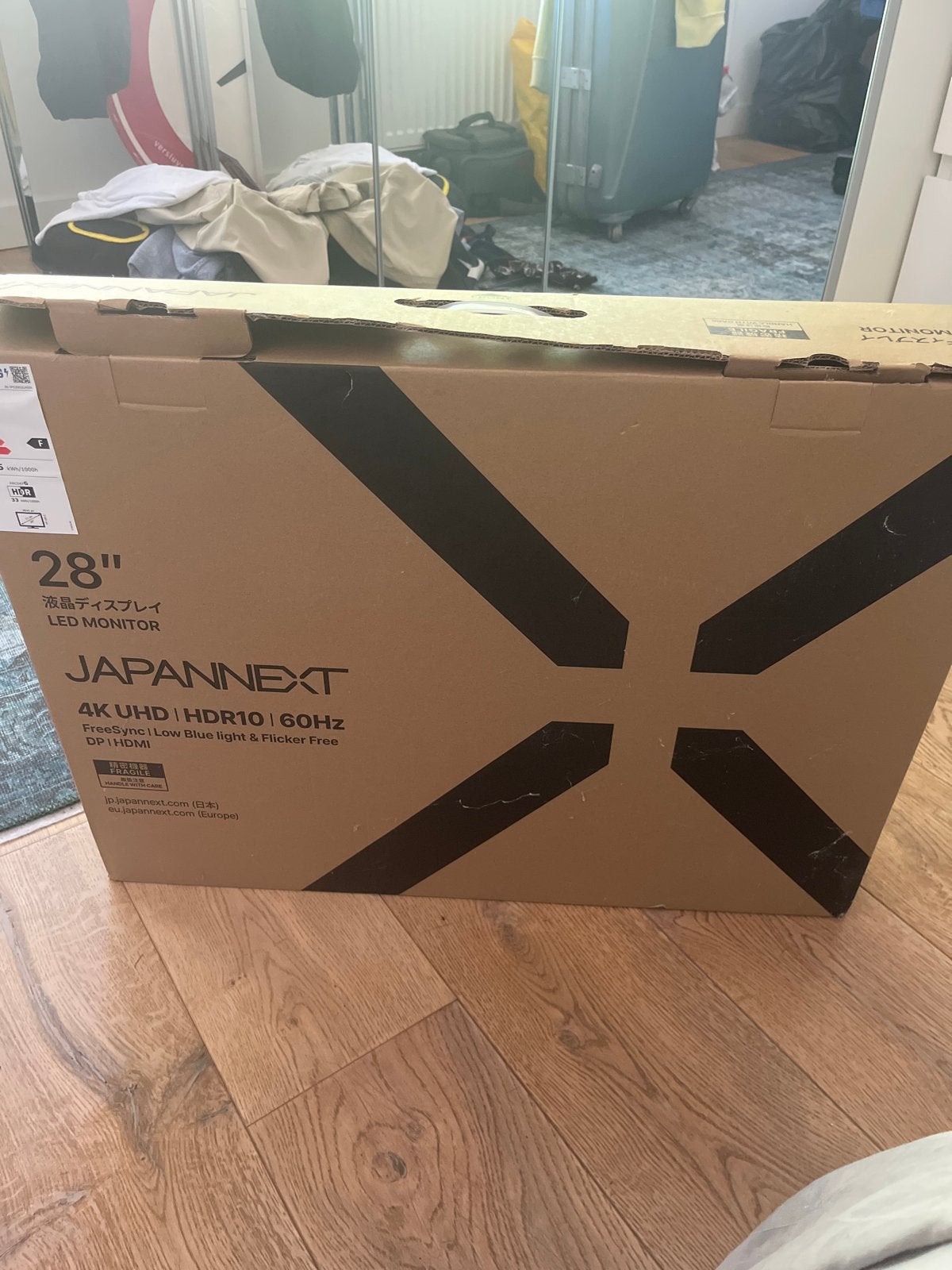 Nieuwe JapanNext 28" 4K UHD HDR10 60Hz LED Monitor, Gaming, Nieuw, Ophalen of Verzenden, Ultra HD (4K)