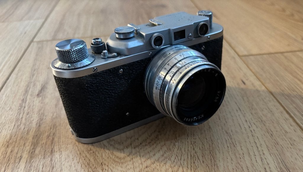 Fed-1 Analoge Rangefinder met Jupiter 8 lens, Audio, Tv en Foto, Ophalen of Verzenden, Zo goed als nieuw, Compact, Overige Merken
