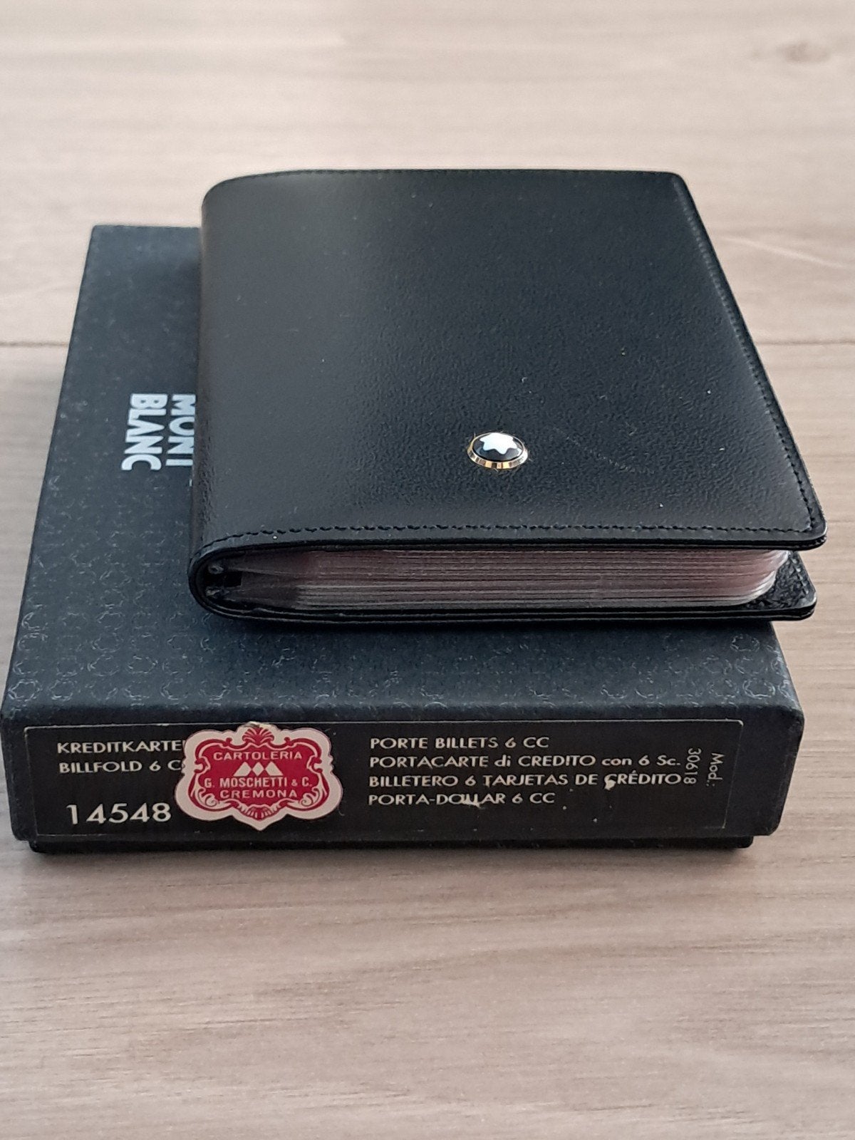 Montblanc Creditcard Houder 14548, Overige merken, Zwart, Nieuw, Ophalen of Verzenden