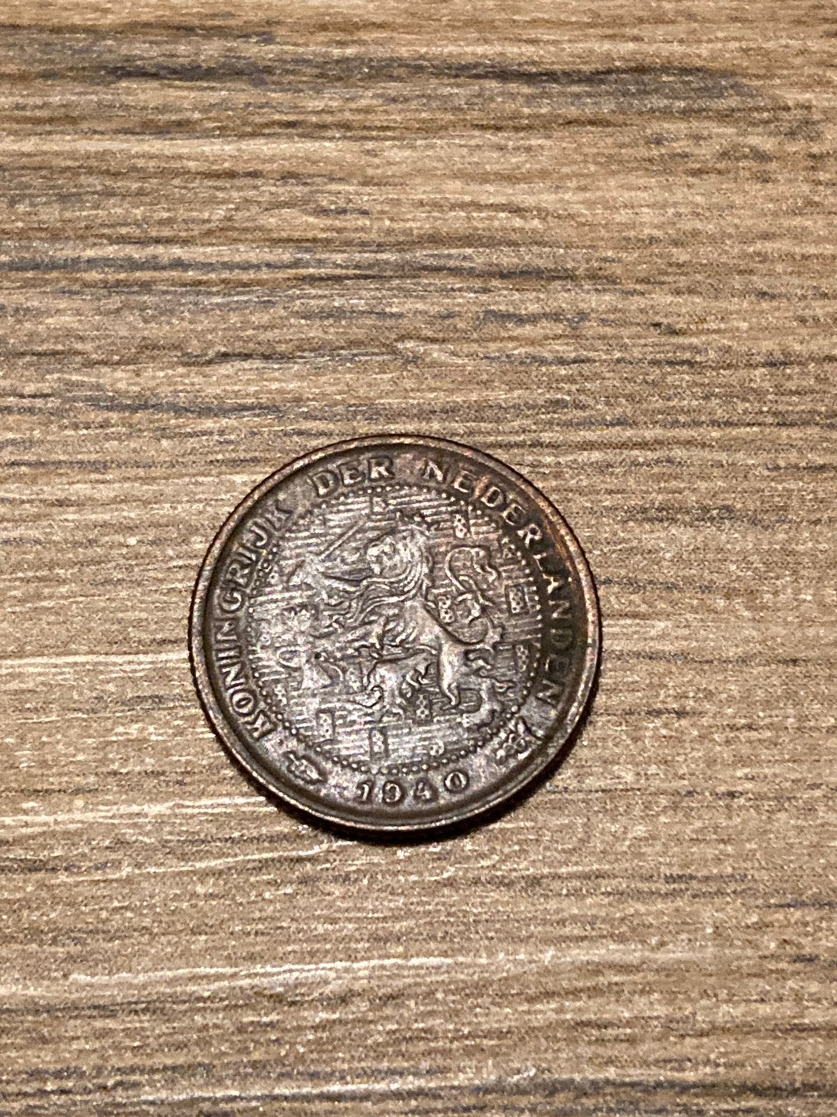1/2 cent 1940 Wilhelmina halve cent, Ophalen of Verzenden, Koningin Wilhelmina, Overige waardes, Losse munt