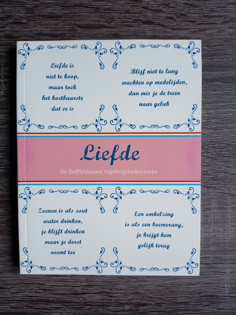 Liefde, de Delftsblauwe tegelwijshedenreeks, nieuw, Ophalen of Verzenden, Nieuw