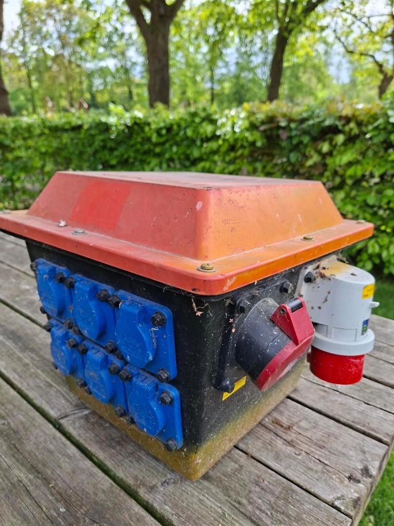 Bouwstroomkast, Doe-het-zelf en Verbouw, Elektra en Kabels, Ophalen, Gebruikt