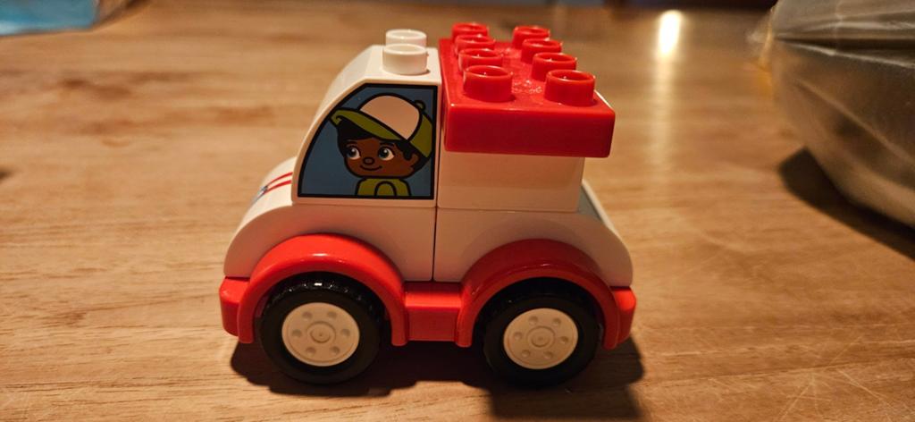 Duplo 10860 My first race car, Verzenden, Zo goed als nieuw, Duplo