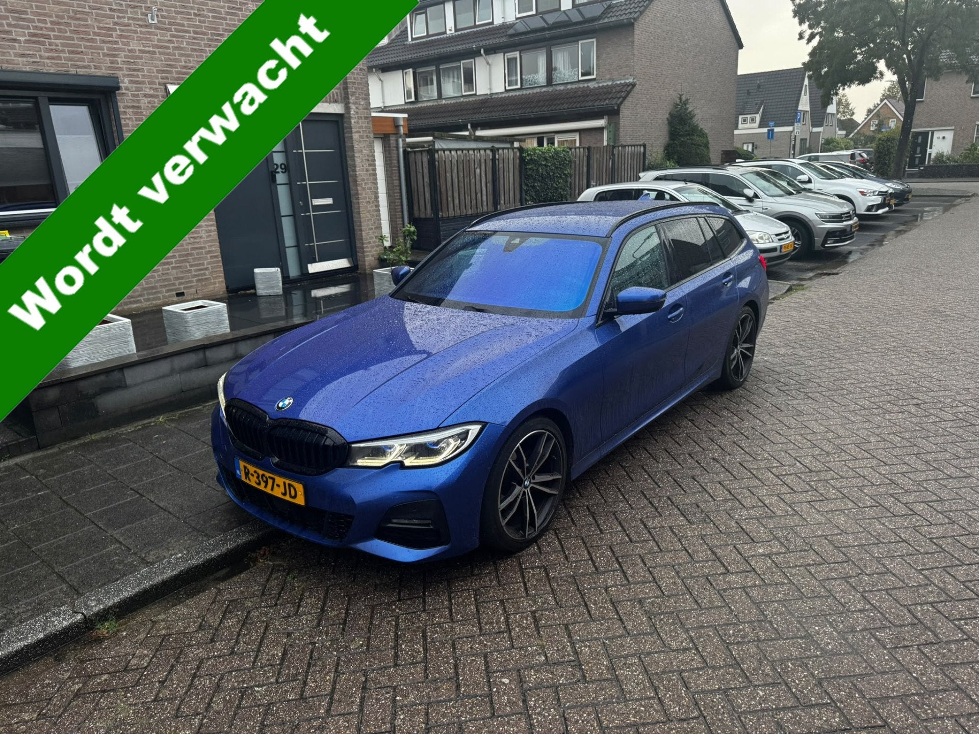 BMW 3 Serie Touring 320d High Executive Bj 2021 191PK Dealer, Auto's, Automaat, Dealer onderhouden, Achterwielaandrijving, 4 cilinders