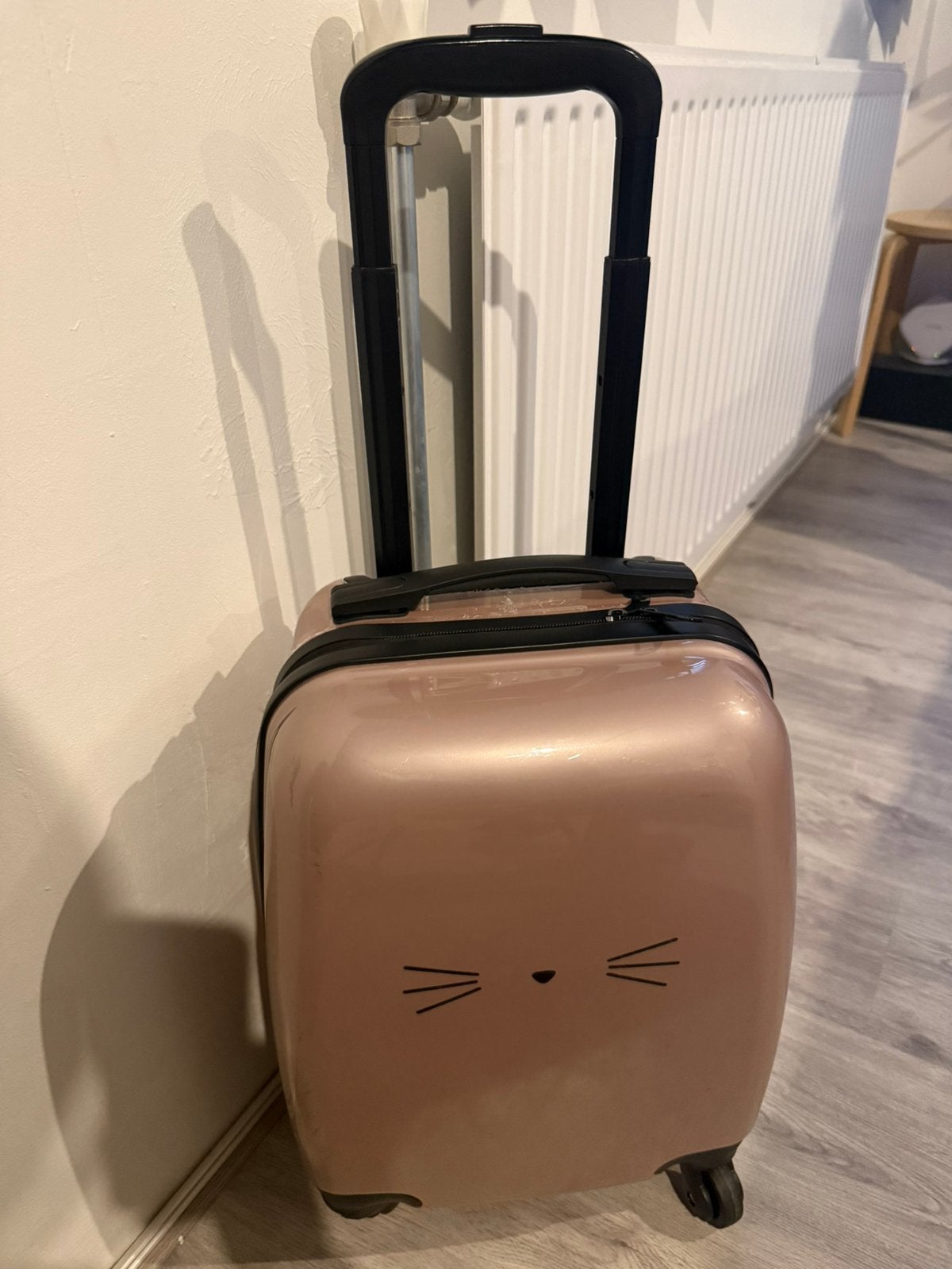 Puck kinderkoffer, Sieraden, Tassen en Uiterlijk, Koffers, Wieltjes, Hard kunststof, Minder dan 50 cm, Ophalen of Verzenden