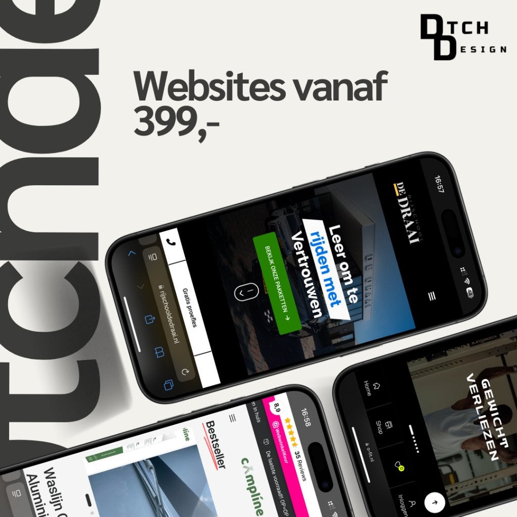 Website laten maken | Achteraf betalen | binnen 5 dagen live, Webdesign