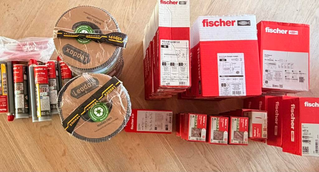 Profi Bouwmaterialen Leadax / Fischer / High Tack (NIEUW), Ophalen, Nieuw